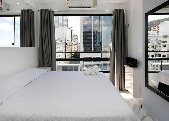 Studio Moderno Com Vista Privilegiada Para A Praia Rio de Janeiro
